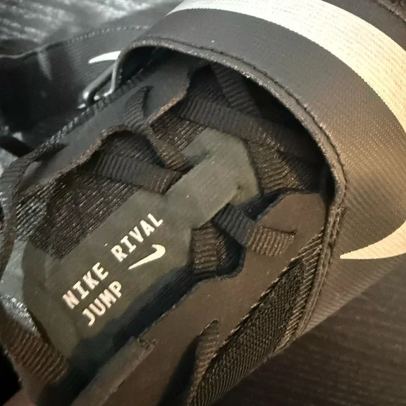 Nike Rival Jump High Jump Track & Field Athletic Spikes Men 8 Women 6.5 Black - Picture 5 of 6